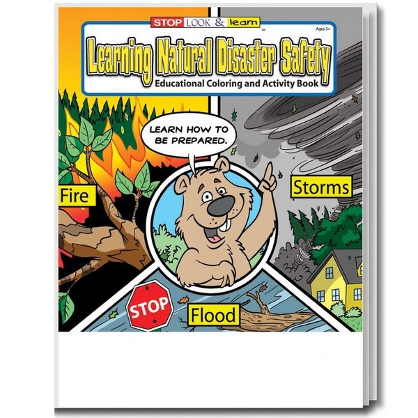 CS0451B Learning Natural Disaster Safety Coloring and Activity BOOK Bl